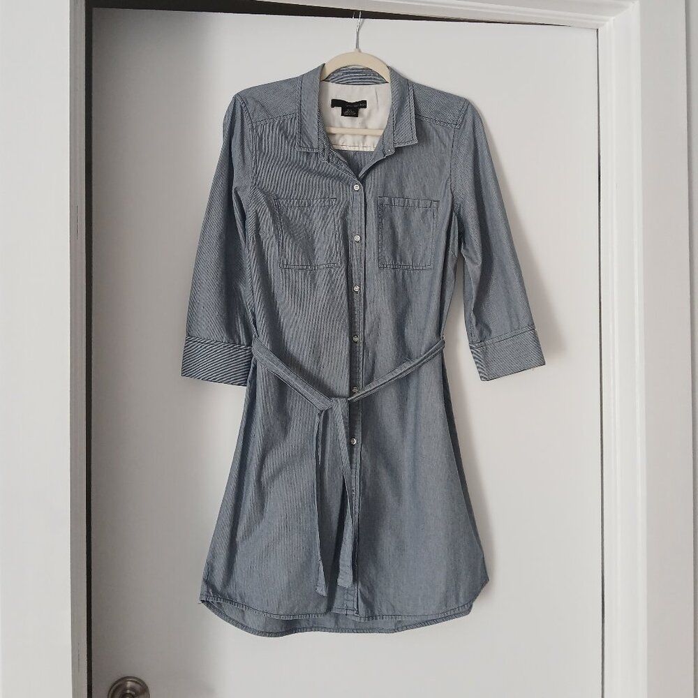 Calvin Klein Stripe Shirt Dress